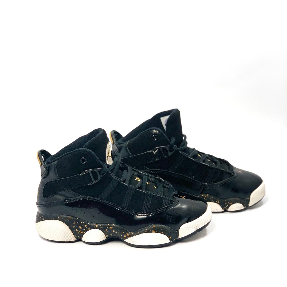 Nike Jordan 6 Ring Black & Gold Size 13 - Picture 1 of 7